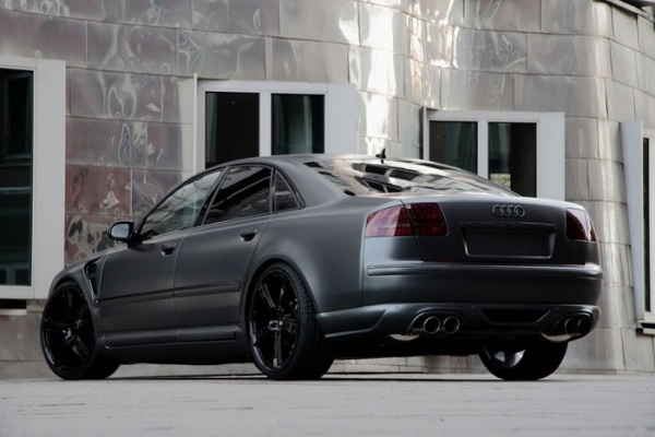 Edel und stark: Audi A8 VENOM Edition: Die Felgen in glänzendem Schwarz reihen sich perfekt ins Gesamtkonzept ein.  (Bild 2)