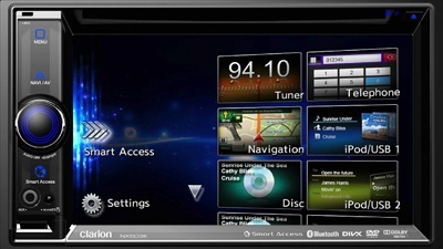 Clarion bietet Multimedia der neuen Generation: Das neue Clarion NX503E zeichnet sich als wirklicher Alleskönner im Bereich des Car-Multimedia aus. Bild: Clarion (Bild 2)
