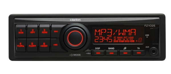Clarion FZ102E - Kompaktes Allround-Radio im OEM-Design: Clarion FZ102E – das kompakte Allround-Radio im OEM-Design (Bild 1)
