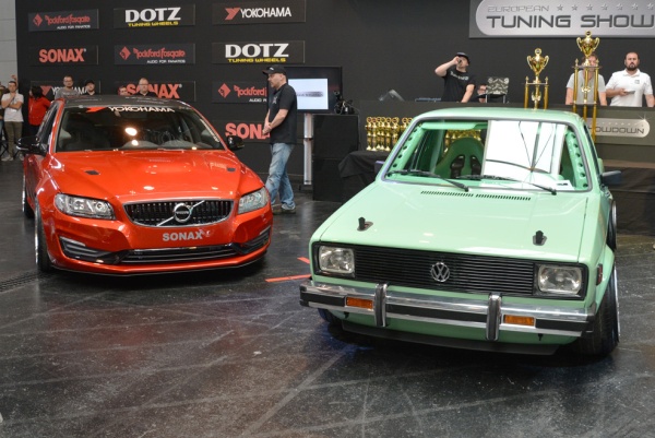 European Tuning Showdown: Die Gewinner vom ETS 2018!: Die zweit- und drittplatzierten: Links, der Volvo V70 (Platz 2). Rechts, der VW Caddy (Platz 3). (Bild 12)